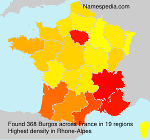 Surname Burgos in France