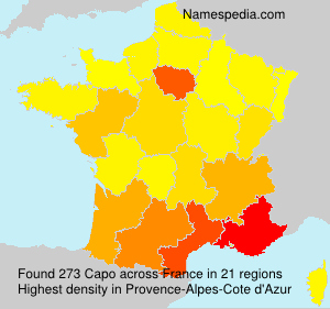 Surname Capo in France