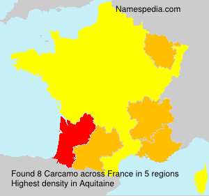Surname Carcamo in France