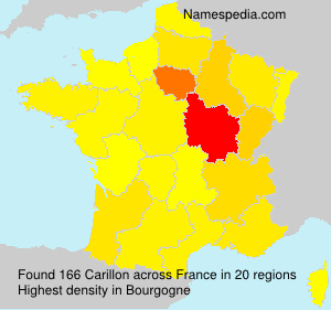 Surname Carillon in France