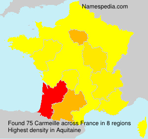 Surname Carmeille in France