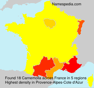 Surname Carnemolla in France