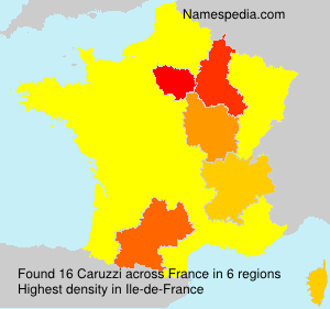Surname Caruzzi in France