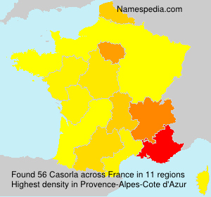 Surname Casorla in France