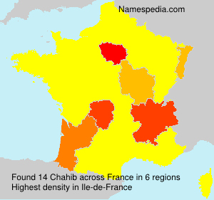 Surname Chahib in France