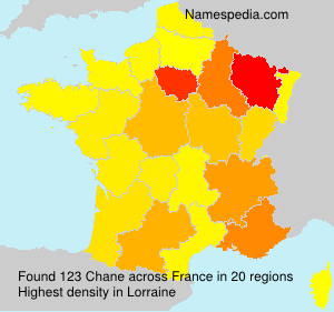Surname Chane in France