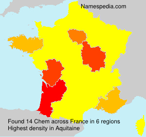 Surname Chem in France