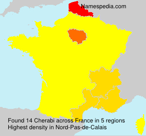 Surname Cherabi in France
