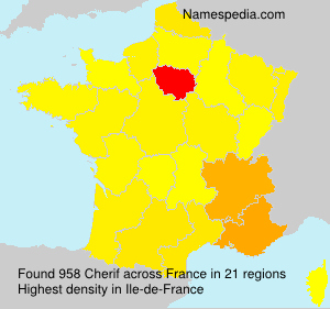 Surname Cherif in France