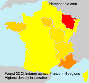 Surname Chindamo in France