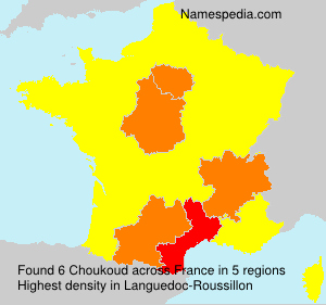 Surname Choukoud in France