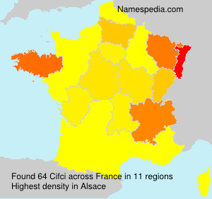 Surname Cifci in France