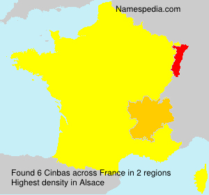 Surname Cinbas in France