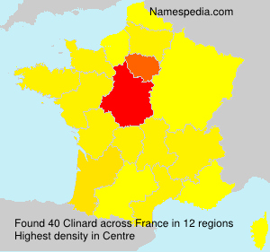 Surname Clinard in France
