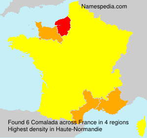 Surname Comalada in France