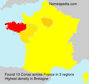 Surname Conas in France Surname Conas in France