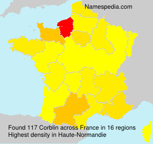 Surname Corblin in France