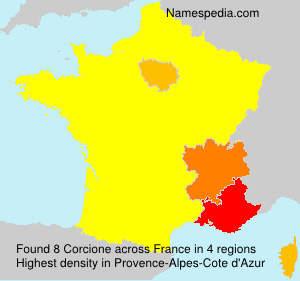 Surname Corcione in France