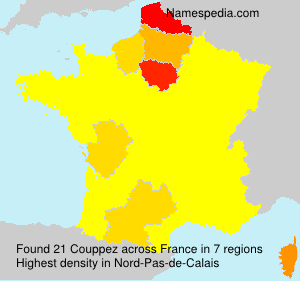 Surname Couppez in France