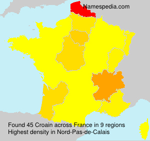 Surname Croain in France