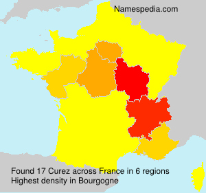 Surname Curez in France