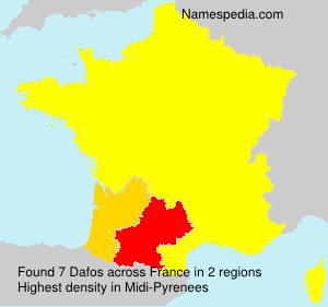 Surname Dafos in France Surname Dafos in France