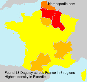 Surname Daguisy in France Surname Daguisy in France