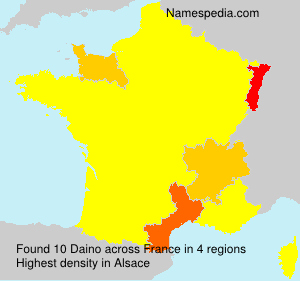 Surname Daino in France