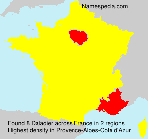 Surname Daladier in France Surname Daladier in France