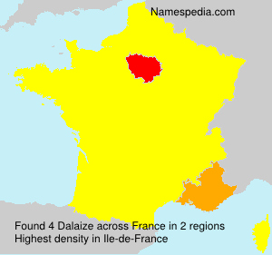 Surname Dalaize in France