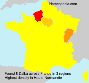 Surname Dalka in France