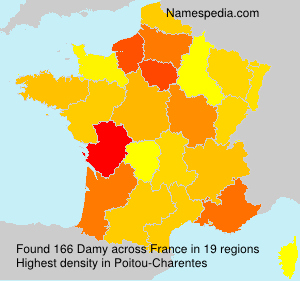 Surname Damy in France