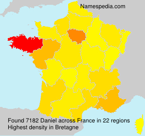 Surname Daniel in France
