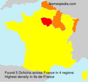Surname Dchicha in France