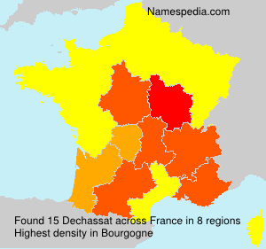 Surname Dechassat in France Surname Dechassat in France