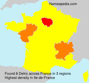 Surname Delric in France Surname Delric in France