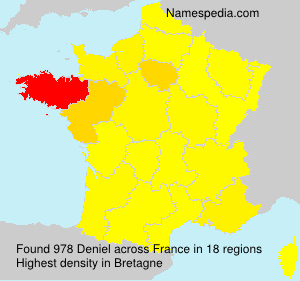 Surname Deniel in France