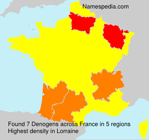 Surname Denogens in France Surname Denogens in France