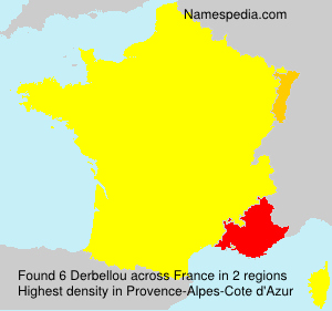 Surname Derbellou in France Surname Derbellou in France