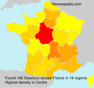 Surname Descloux in France