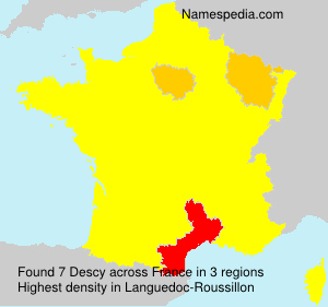 Surname Descy in France