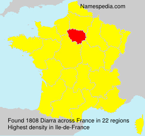 Surname Diarra in France
