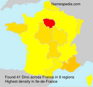 Surname Dino in France