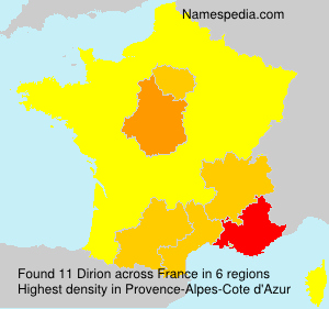 Surname Dirion in France Surname Dirion in France