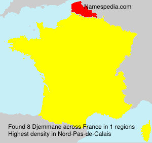 Surname Djemmane in France