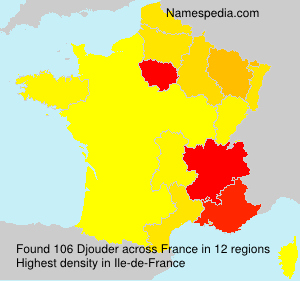 Surname Djouder in France