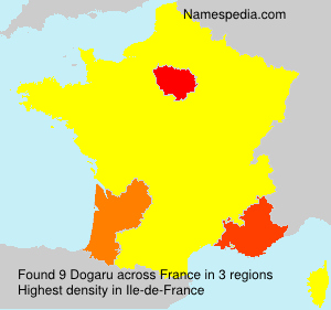 Surname Dogaru in France