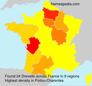 Surname Drevelle in France