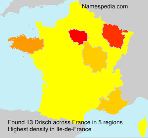 Surname Drisch in France