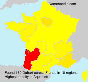 Surname Duhart in France
